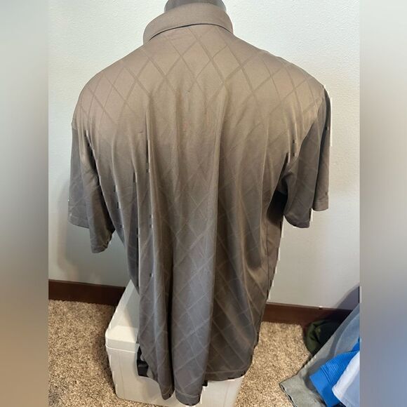 Nike Golf FitDry Mens XXL Bronze Short Sleeve Polo - Picture 6 of 7